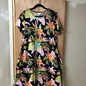 LuLaRoe floral Jessie hidden Pockets, Floral, Med